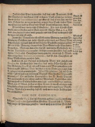 Von Den Concilien.