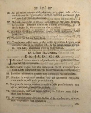 Ex libro secundo, de judicio.