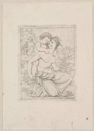 Fantasien, Blatt 4: Amor und das Mädchen (Die überlistete Nymphe)