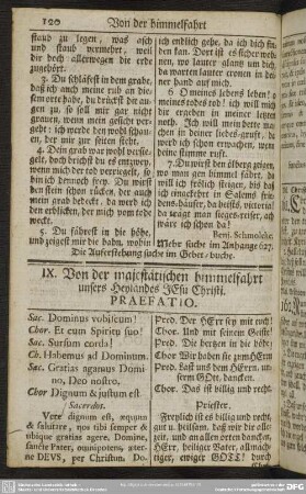 IX. Von der majestätischen himmelfahrt unsers Heylandes JEsu Christi