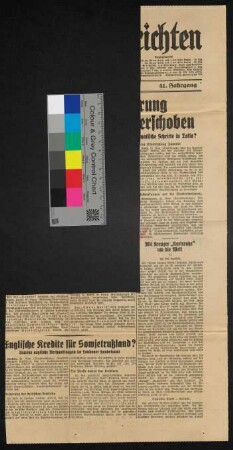 Zeitungsausschnitt