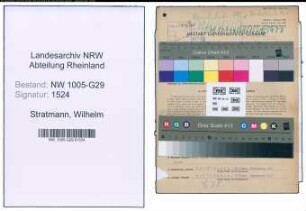 Entnazifizierung Wilhelm Stratmann , geb. 24.06.1901 (Bahnsekretaer)