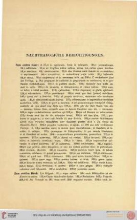 Nachträgliche Berichtigungen