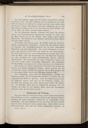 Behaarung und Färbung.