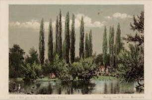 Ansichten Karlsruher Gebäude, Bauwerke und Denkmäler. "Thiergarten". Stadtgarten - Tiergarten