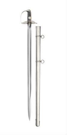 Pattern 1796 Heavy Cavalry Sword und Scheide, 1908.S.117