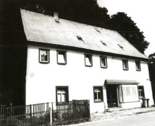Schwarzenberg. Wohnhaus, Hammerweg 17 (um 1800) Straßenansicht