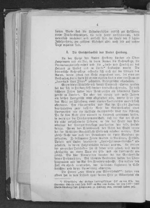 I. Die Gerichtsbarkeit des Amtes Harburg.