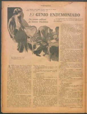 El genio endemoniado : Un cuento policial de Hugo Pilcher