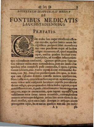 Diss. inaug. ... de fontibus medicatis Lauchstadiensibus