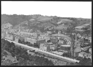 Meißen. Gebhardts Weinschank - Blick ins Triebischtal