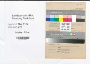 Entnazifizierung Alfred Mielke , geb. 18.07.1898 (Lehrer)