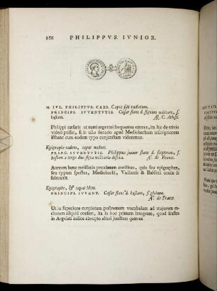 Philippus. Iunior. [ ... mit Abbildungsbeschreibung].