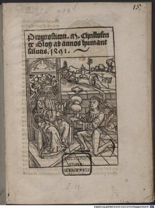 Prognosticon : Holzschnitt von Michael Wolgemut