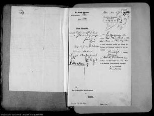 Berechtsame der Braunkohlenmutung "Johannes" bei Kainscht (heute: Keszyca), Kr. Meseritz