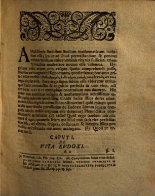 Evdoxvm Mathematicvm Medicvm Et Legislatorem