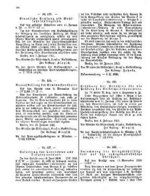 Anrechnung der Kriegslehrtätigkeit auf die ruhegehaltsfähige Dienstzeit : [Amtlicher Teil]
