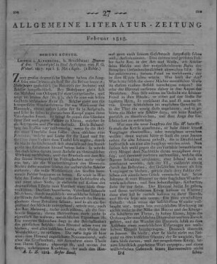Wetzel, F. G.: Jeanne d'Arc. Trauerspiel in fünf Aufzügen. Leipzig, Altenburg: 1817