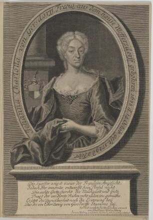 Bildnis der Johanna Charlotta von Gersdorff