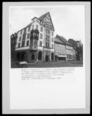 Haus Zum Goldenen Einhorn