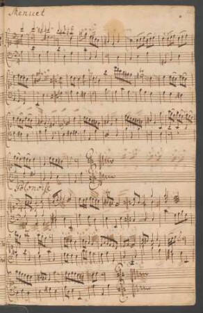 Menuette; cemb; a-Moll