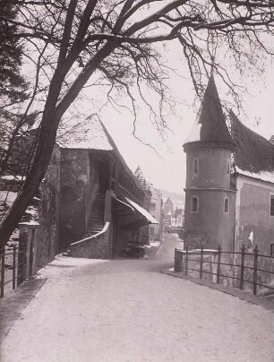 Amberg, Stadtseite der Stadtmauer