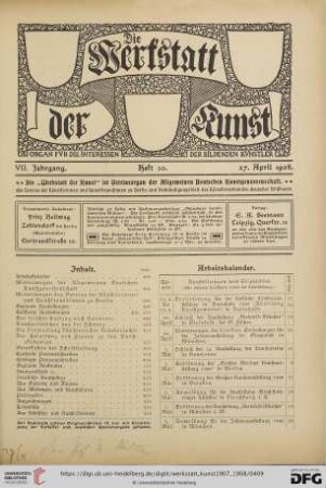 Heft 30 (27. April 1908)