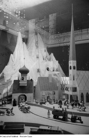Winterlandschaft aus Spielzeug