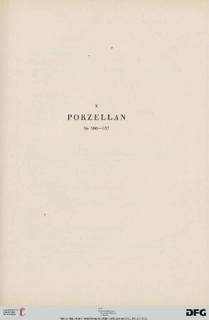 Porzellan (Nr. 380-637)
