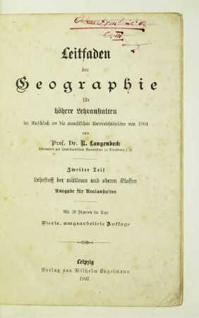 Teil 2: Lehrstoff der mittleren und oberen Klassen