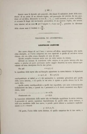 Teorema di geometria.