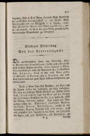 Siebente Abtheilung.