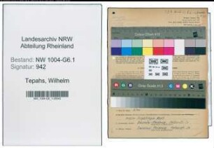 Entnazifizierung Wilhelm Tepahs , geb. 15.10.1894 (Arbeiter)