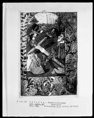 Gebetbuch — Kreuzannagelung, Folio 168recto
