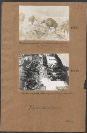 Von der Balkanfront: Verproviantierung franz. u. ital. Truppen zwischen Monastir und Prespasee