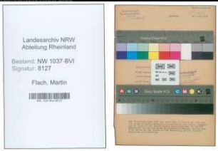 Entnazifizierung Martin Flach , geb. 12.03.1893 (Kaufm.Angestellter)