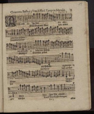 Chiacona a 3. Voc. 2. Viol.