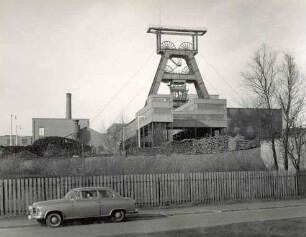 Steinkohlenbergwerk Königsborn (Unna-Königsborn), Schachtanlage 2/5 in Kamen-Heeren