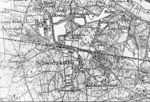 Hoyerswerda-Schwarzkollm. Reichskarte, 1:100.000, Einheitsblatt Nr. 89, 1922