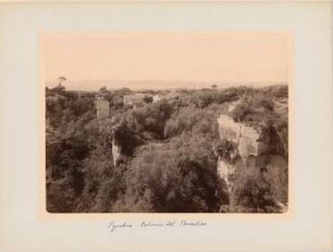 Latomia del Paradiso, Syrakus: Ansicht des Steinbruchs