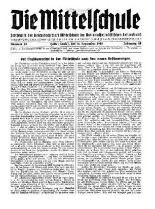 Der Musikunterricht in der Mittelschule nach den neuen Bestimmungen