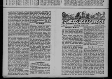 Titelseite einer Zeitung