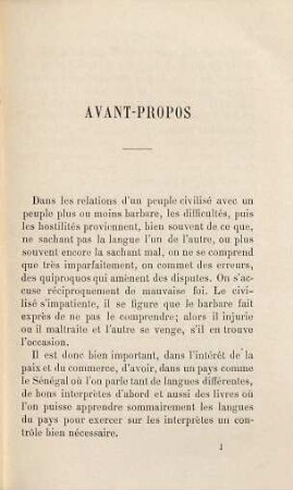 Langues Sénégalaises Wolof, Arabe-Hassania, Soninké, Sérère : Notions grammaticales, vocabulaires et phrases par le général Faidherbe