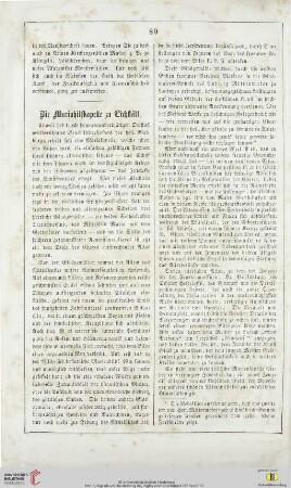 6: Die Mariahilfkapelle zu Eichstätt