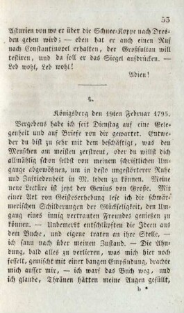 4. Königsberg den 19ten Februar 1795.