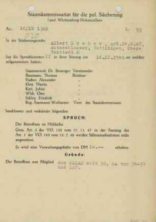 Dreher, Albert