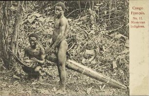 Congo Français. - Musiciens Indigènes.