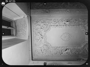 Eisenberg. Schloß Christiansburg (1677-1692; C. W. Gundermann). Decke