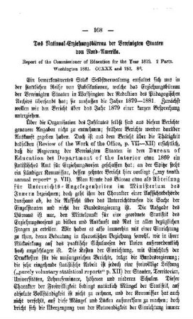 Das National-Erziehungsbüreau der Vereinigten Staaten von Nod-Amerika