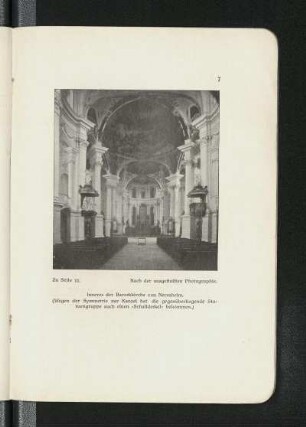 zu Seite 70. Innenansicht der Barockkirche von Neresheim